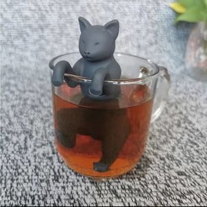 1pc Silicone kitten Design Tea Filter